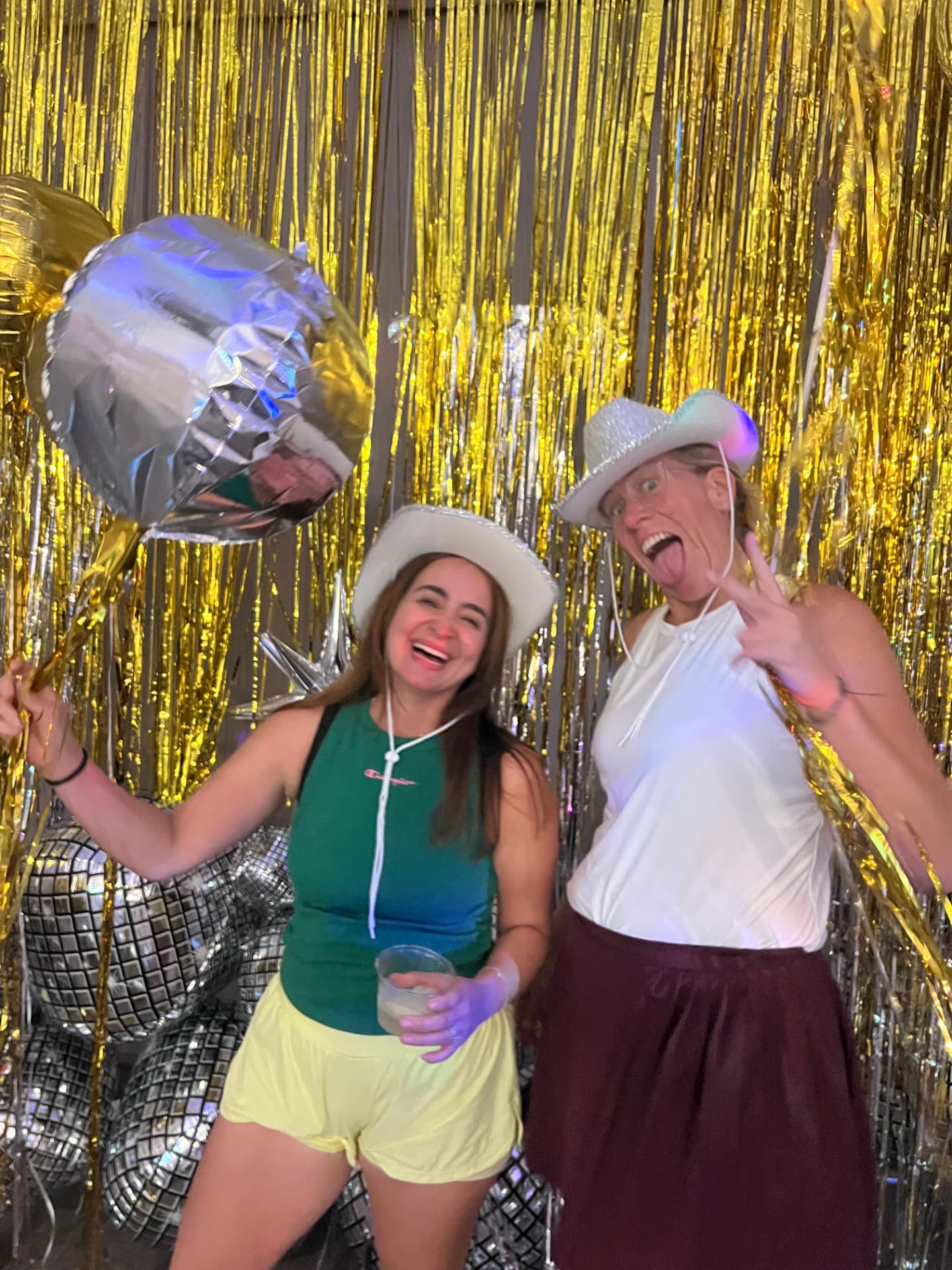 Members celebrating at a club party